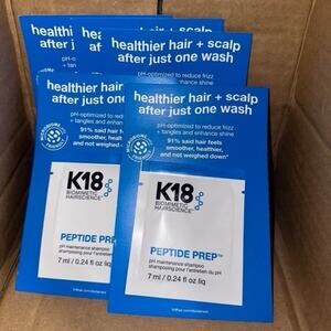 K18 Peptide Prep PH shampoo travel sample k-18 k 18 hair care‎